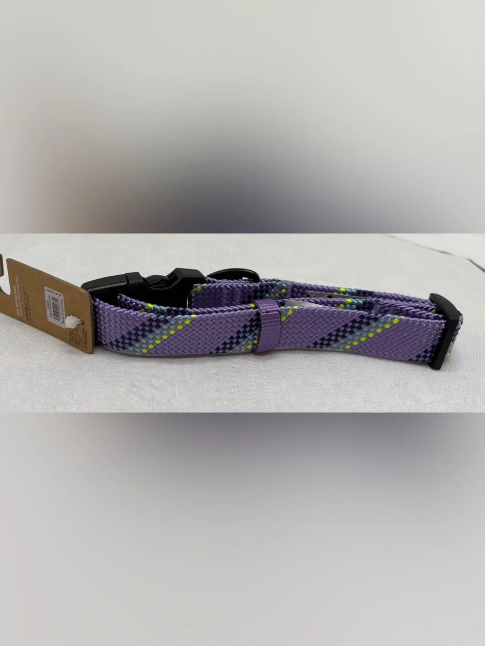 Arcadia Trail Rope Paracord Dog Collar MEDIUM-Fits neck 13 to 20 inches- Purple